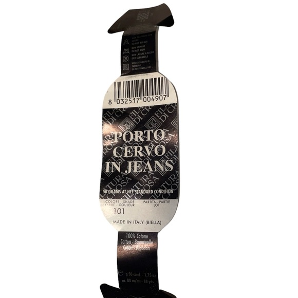 Filatura Di Crosa PORTO CERVO in JEANS Cotton Multicolor Worsted Yarn - Picture 3 of 5